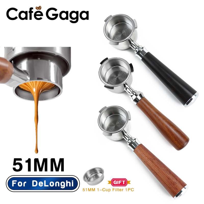 Delonghi Espresso Dedica 685 - Бездонный портафильтр 51 мм для кофемашин