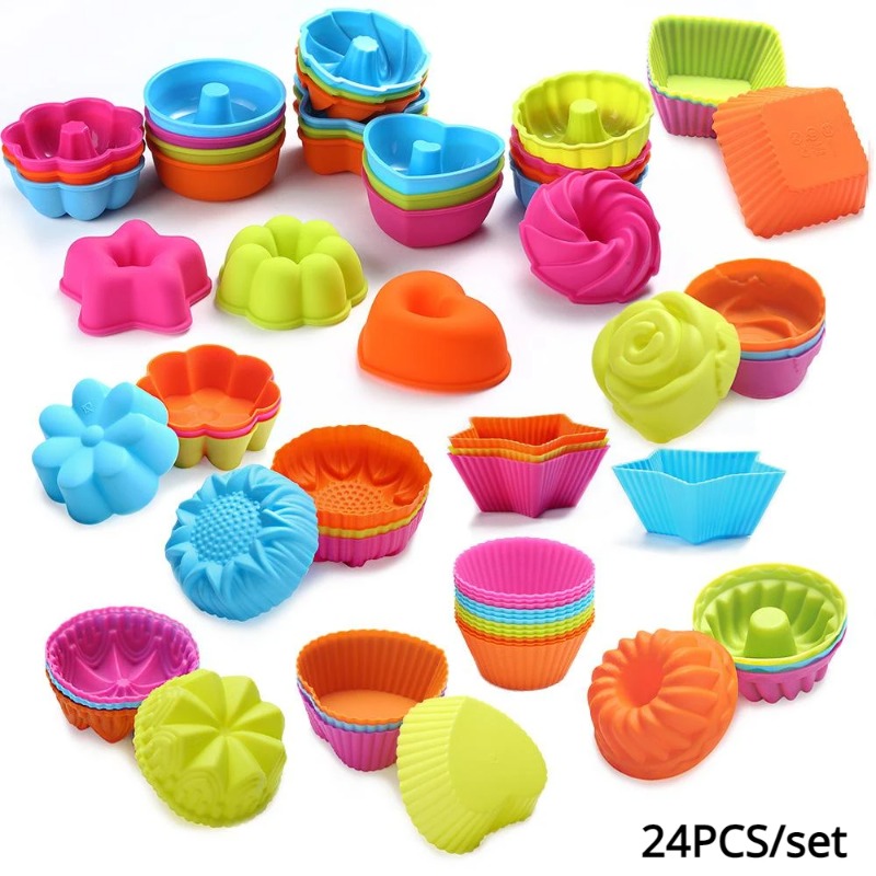 Donut Mold Silicone - Набор из 24 силиконовых форм для