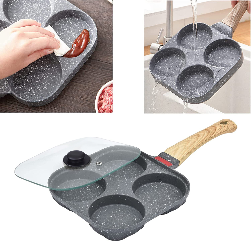Сковорода для жарки яиц на 4 ч – обзор и цена Egg Waffle Pan