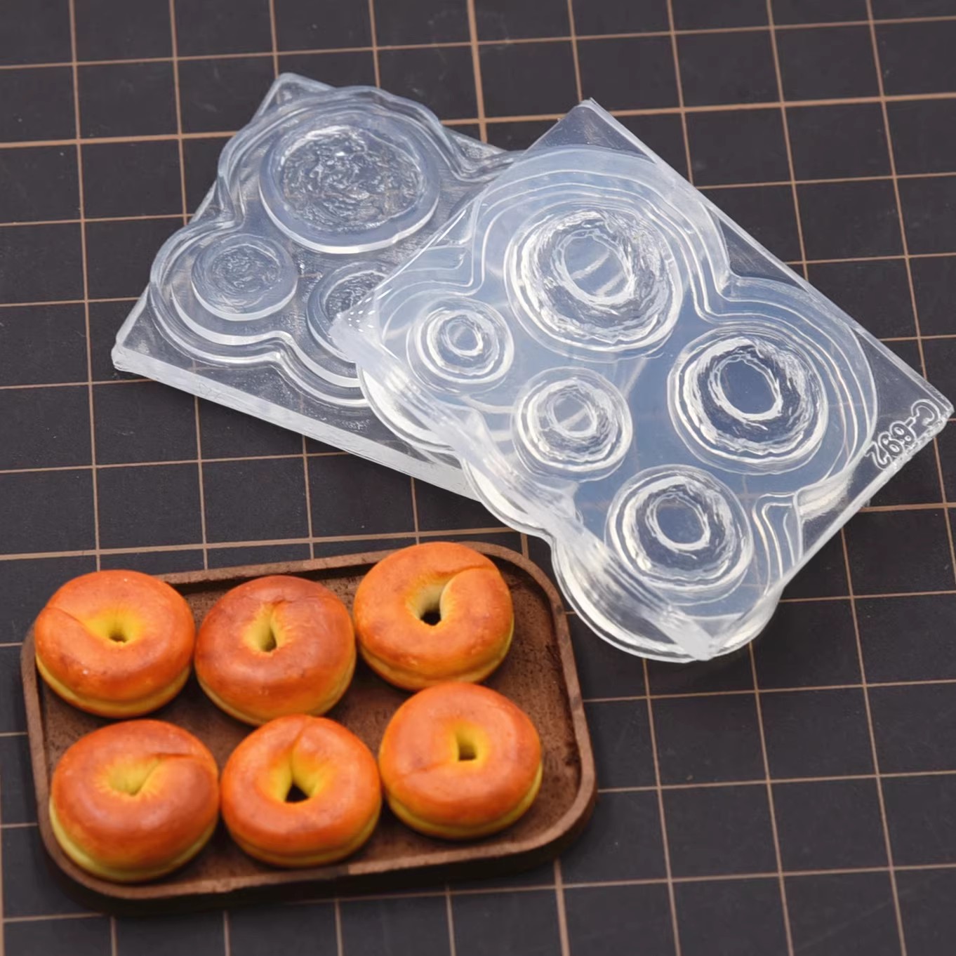 Полимерная глина, мини-3D бубл – обзор и цена Donut Mold Silicone